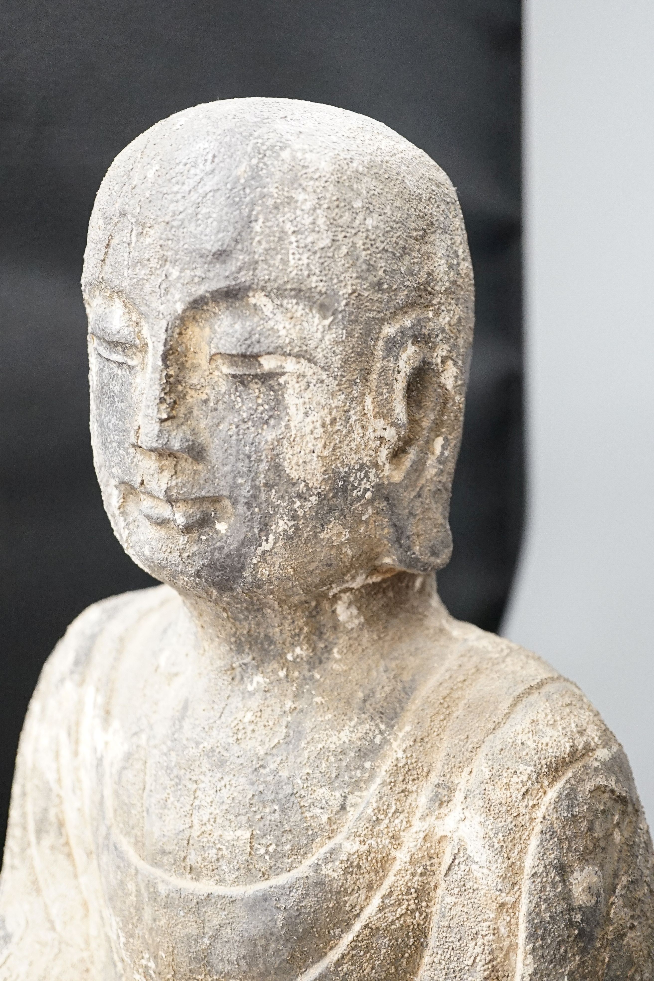 A composition stone Buddha 40cm